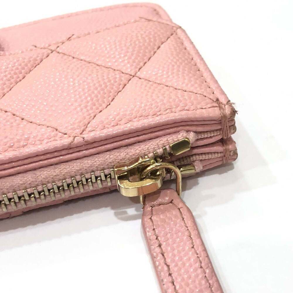 CHANEL Pink Caviar Leather Wallet - Picture 7 of 12